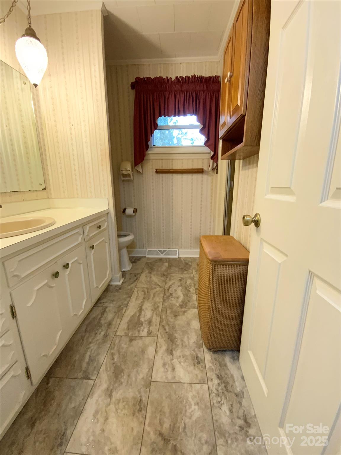 167 East High Road Bostic, NC 28018 - Photo 14 of 28 a bathroom with a sink a toilet and a shower