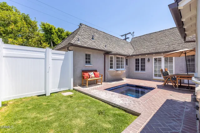 a view of outdoor space yard and swimming pool