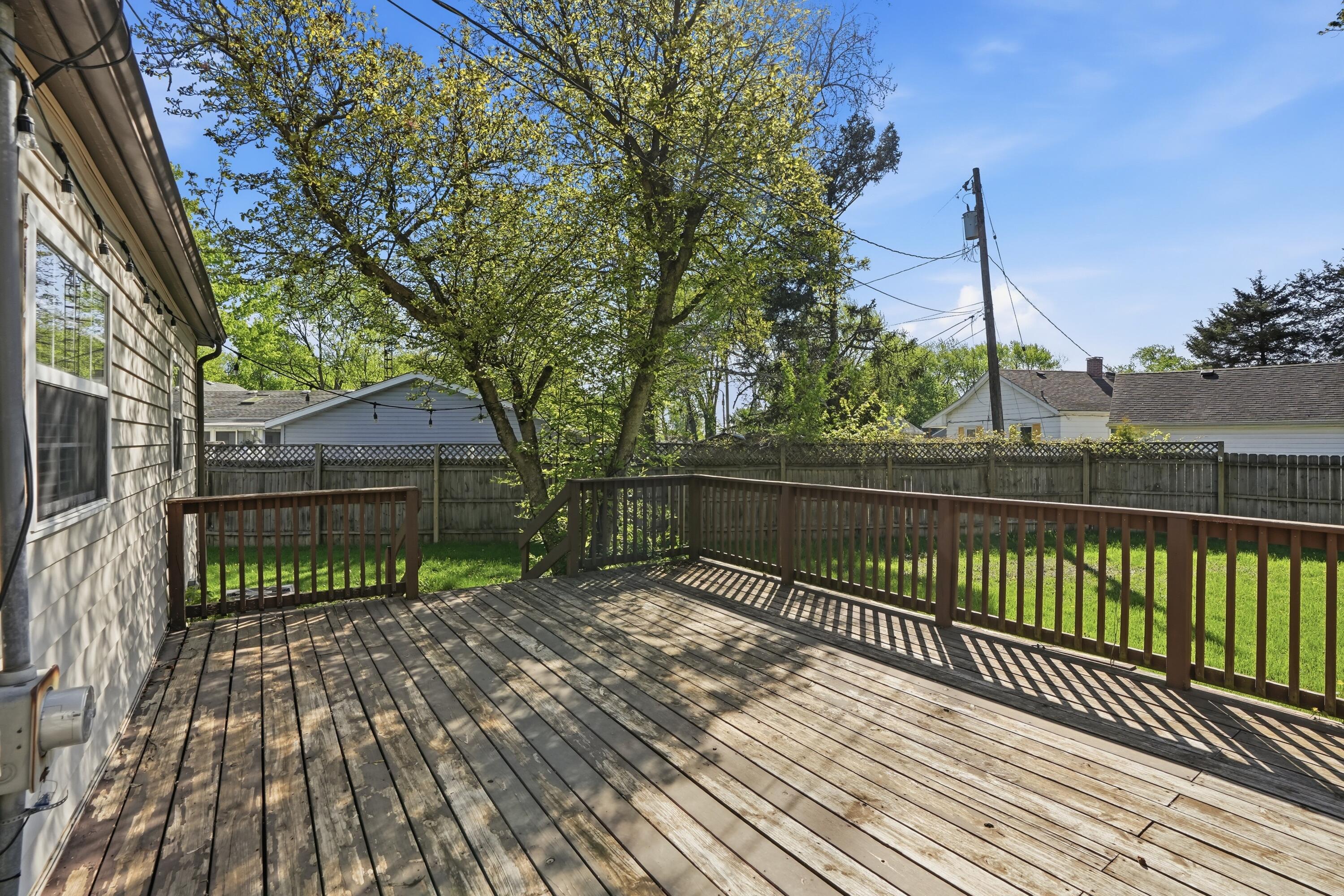 316 Oak Circle Crown Point, IN 46307 - Photo 19 of 19 a view of a wooden deck