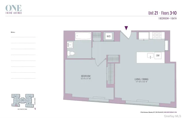 $3,750 | 1 3rd, Unit 921, Mineola, NY 11501