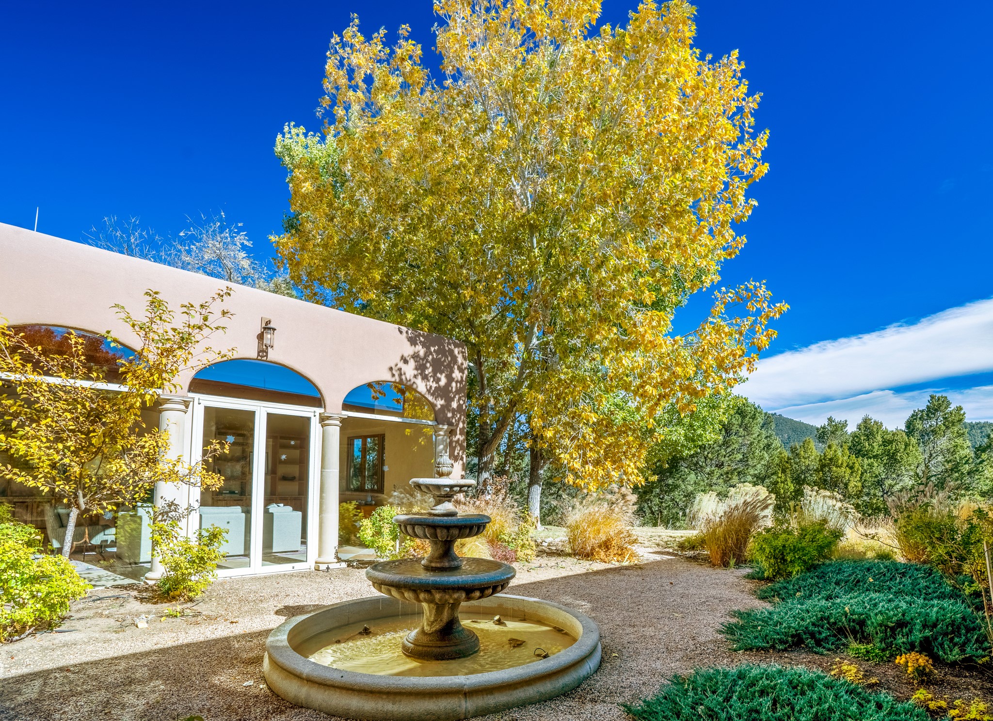 243 Double Arrow Road Santa Fe, NM 87505 - Photo 9 of 43 Central Courtyard