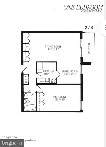 $1,850 | 3101 South Manchester Street, Unit 512, Falls Church, VA 22044