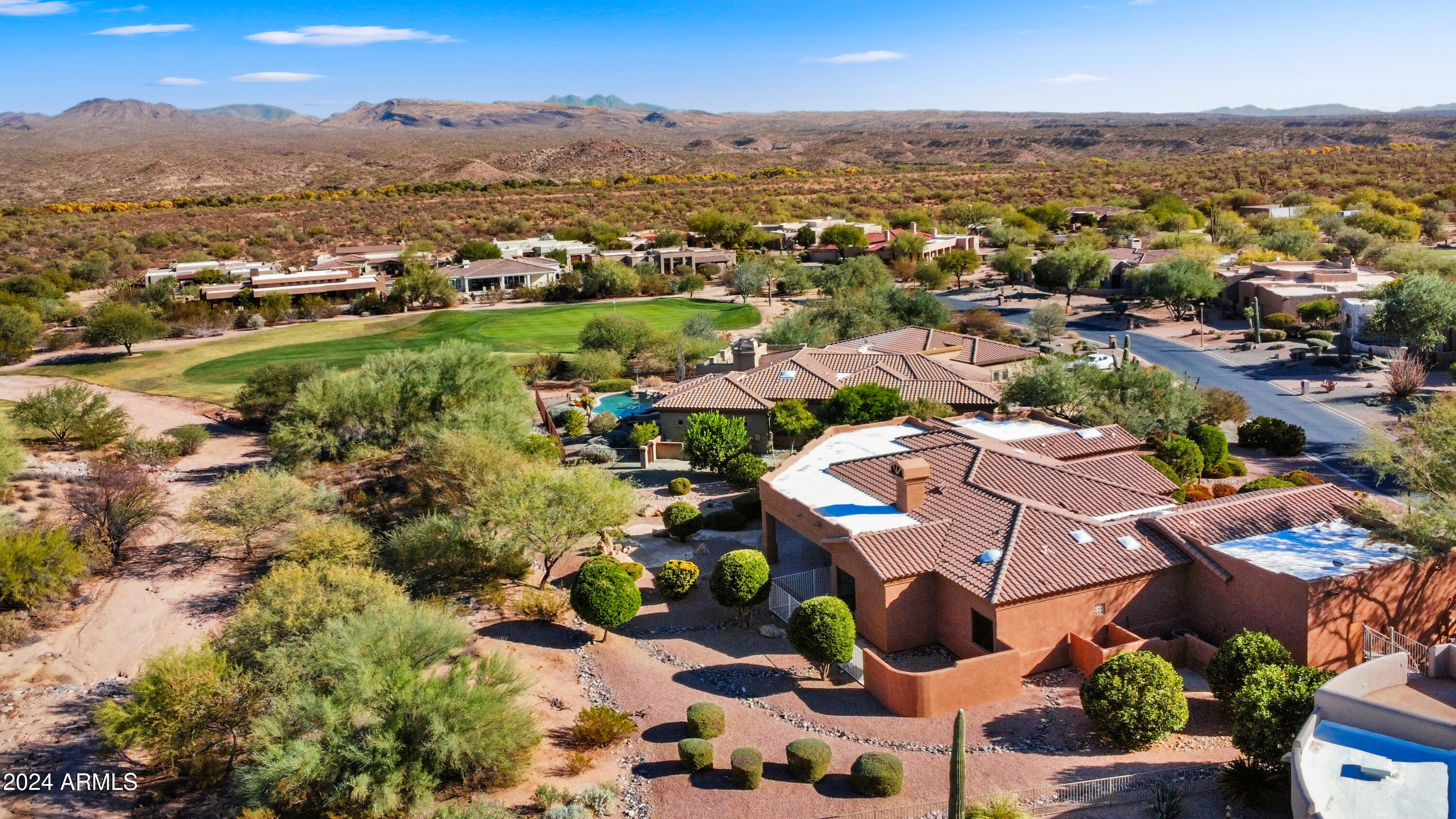 19028 East Picacho Road Rio Verde, AZ 85263 - Photo 27 of 33 028_Aerial NW Side