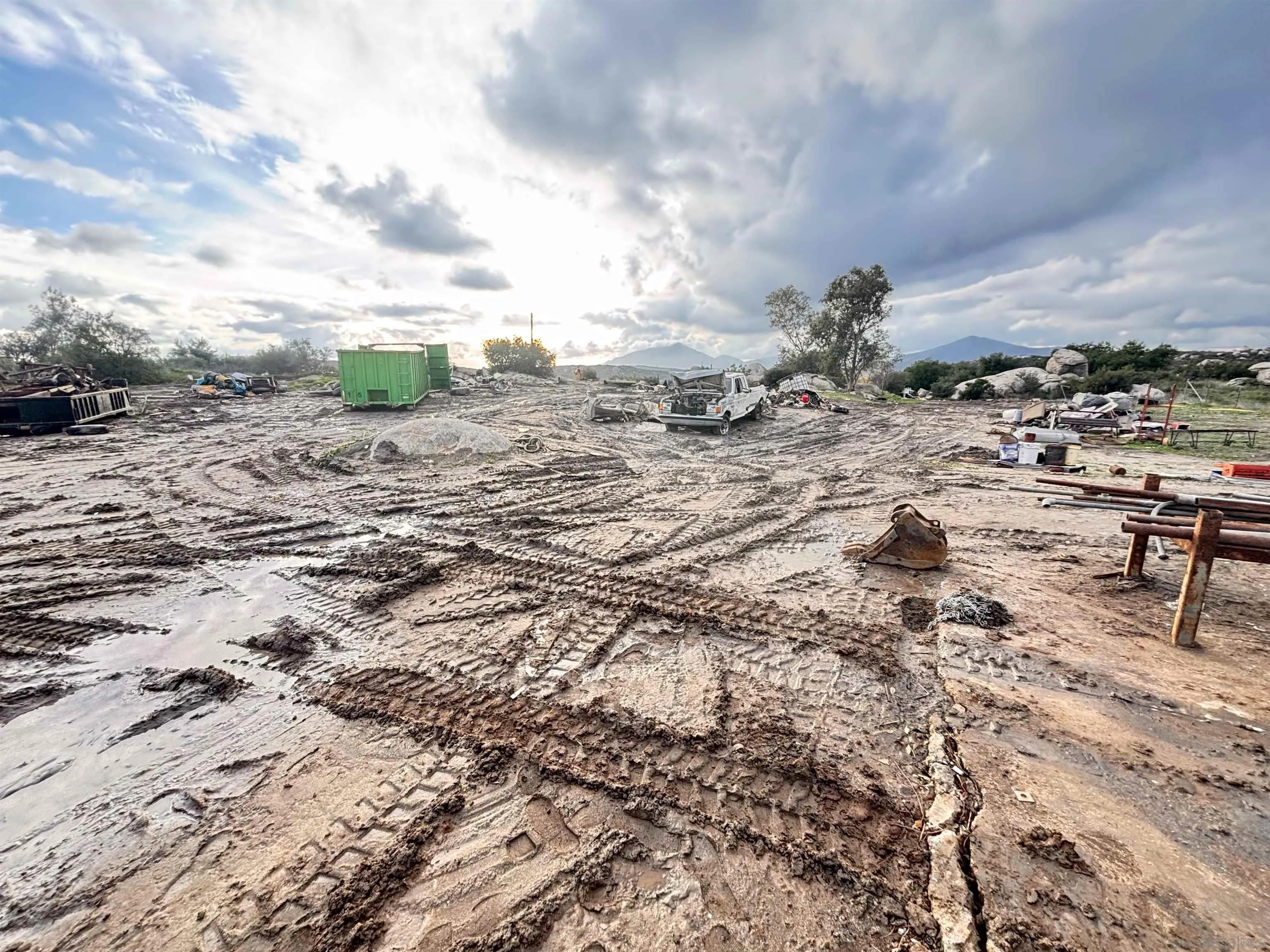1030 Harris Ranch Road Potrero, CA 91963 - Photo 6 of 11 a view of a dry yard with wooden fence