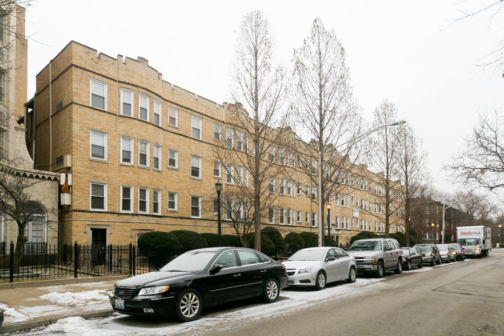 4515 North Malden Street, Unit 3C Chicago, IL 60640 - Photo 1 of 18 a car parked in front of a building