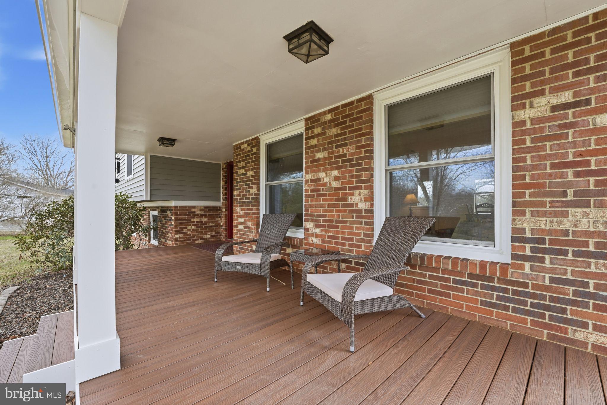 4051 Ringwood Road Nokesville, VA 20181 - Photo 44 of 58 a view of a two chairs in the balcony