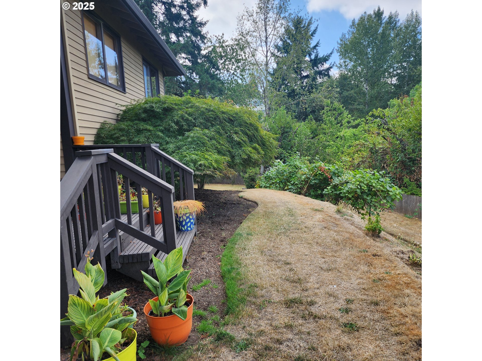 7455 Southwest 195th Avenue Beaverton, OR 97007 - Photo 3 of 21 a backyard of a house with lots of green space