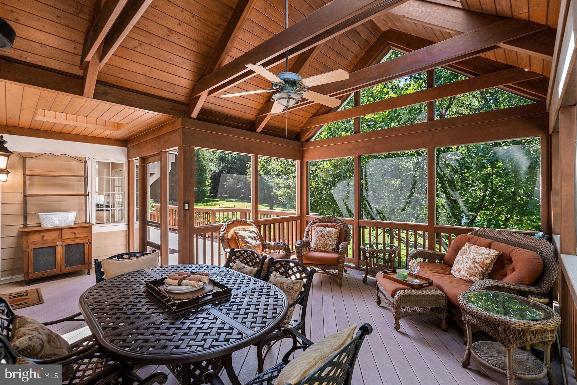 14604 Springfield Road Darnestown, MD 20874 - Photo 17 of 40 Screened-in porch-ideal for outdoor entertainment