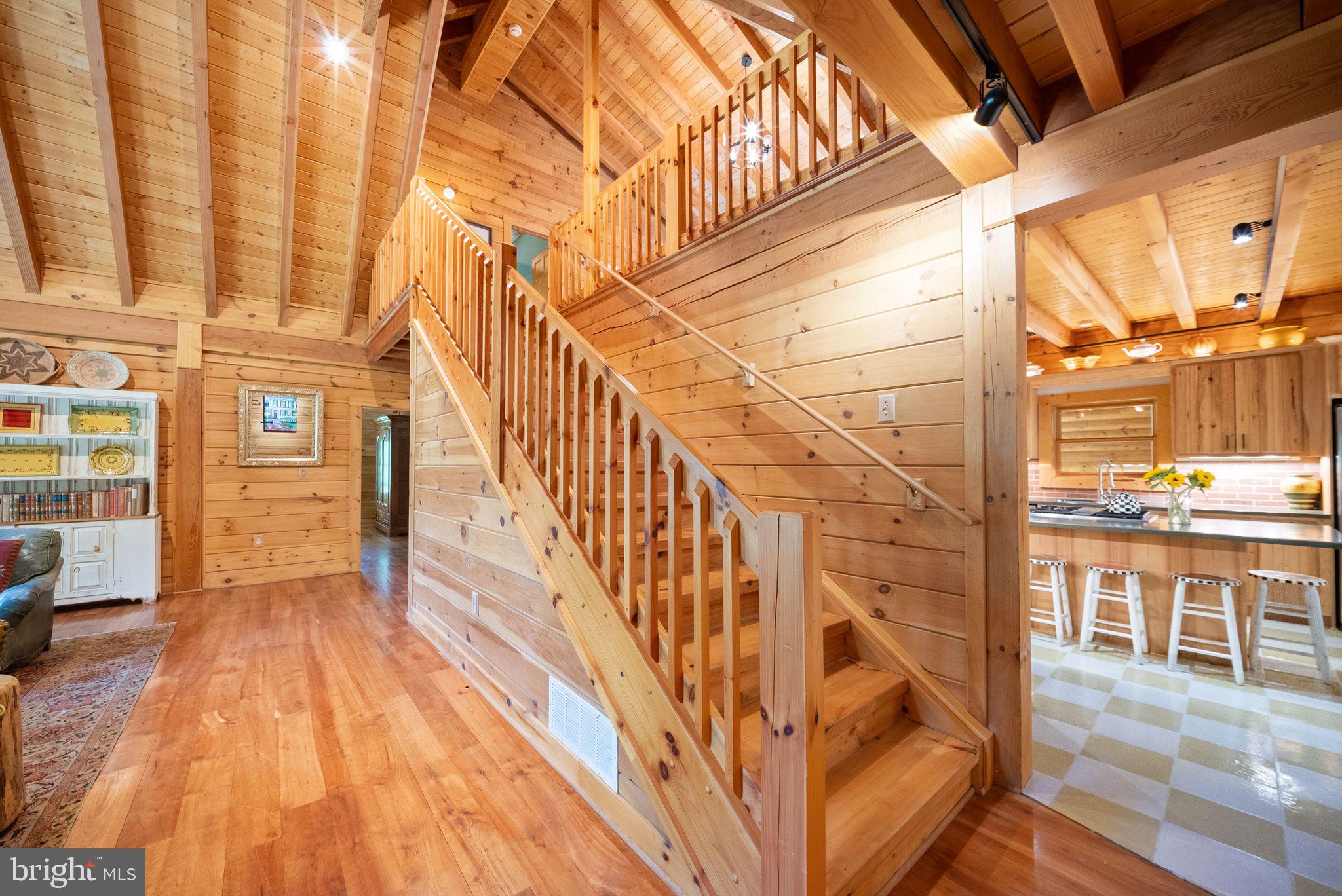 4020 Millwood Road Boyce, VA 22620 - Photo 46 of 132 Beautiful crafted staircase leads to upper level.