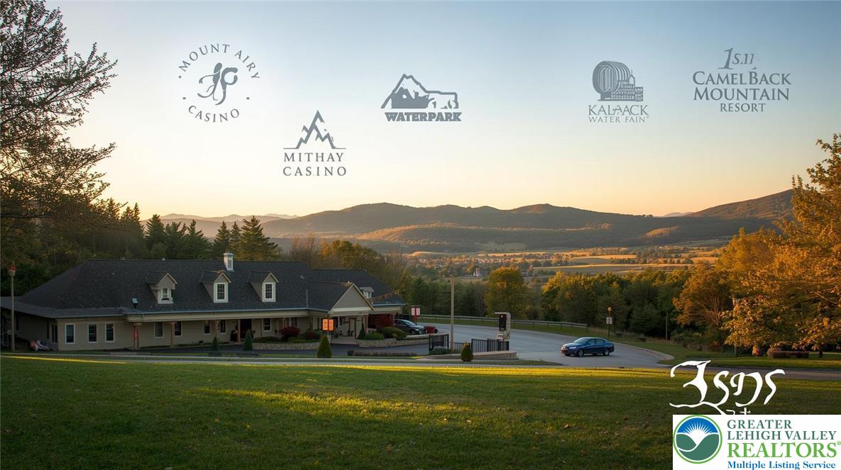 826 Laurel Road Mount Pocono, PA 18344 - Photo 3 of 13 a view of a swimming pool with a garden and plants