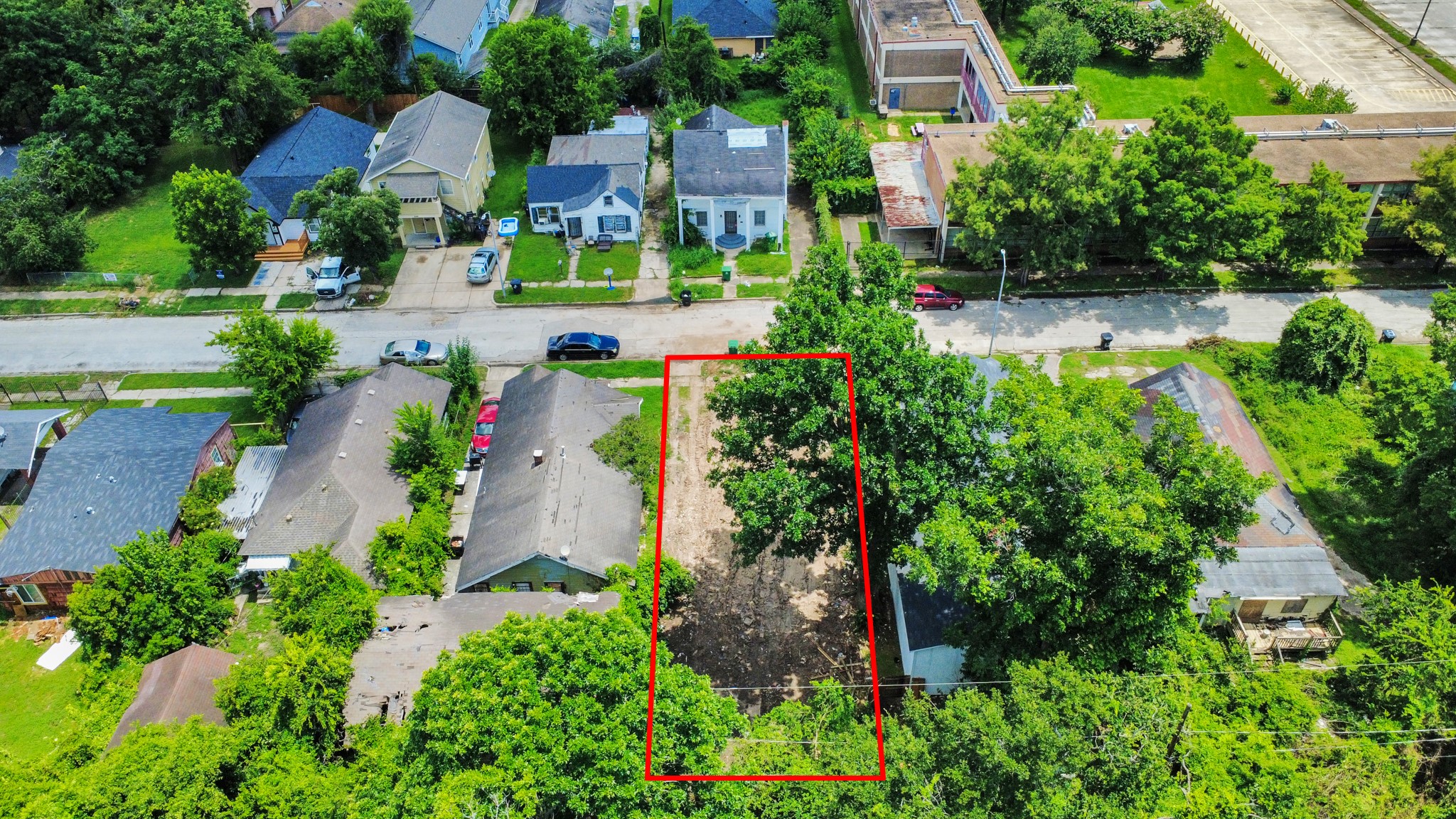 2828 Winbern Street Houston, TX 77004 - Photo 3 of 11 an aerial view of a house with a garden