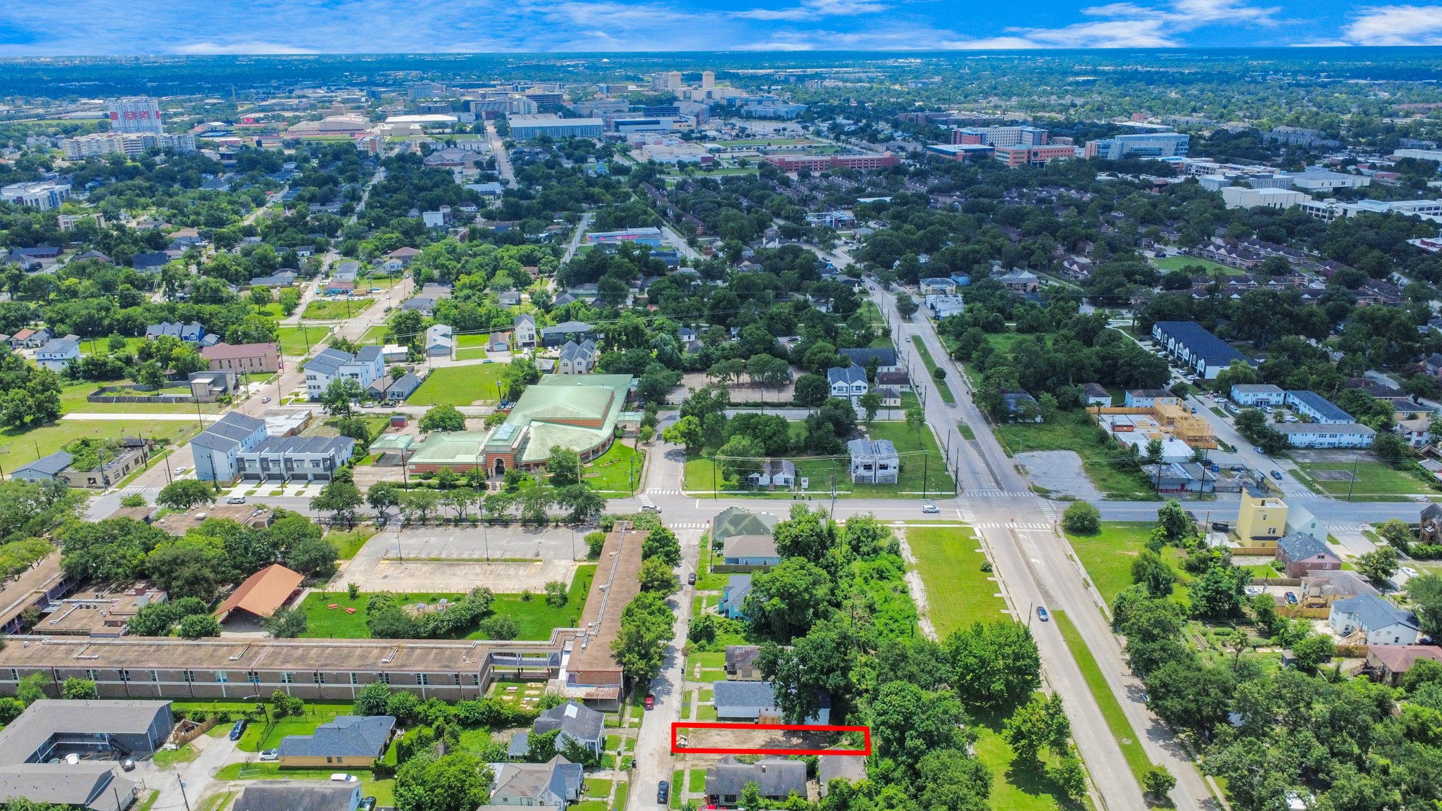 2828 Winbern Street Houston, TX 77004 - Photo 8 of 11 an aerial view of residential houses with outdoor space and street view
