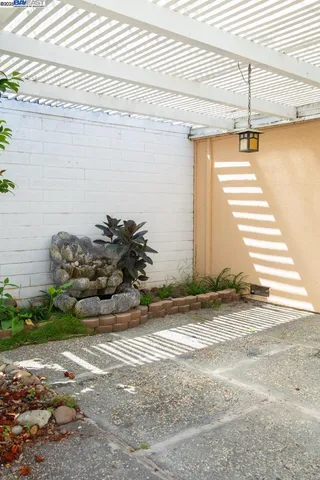 a view of a house with a patio