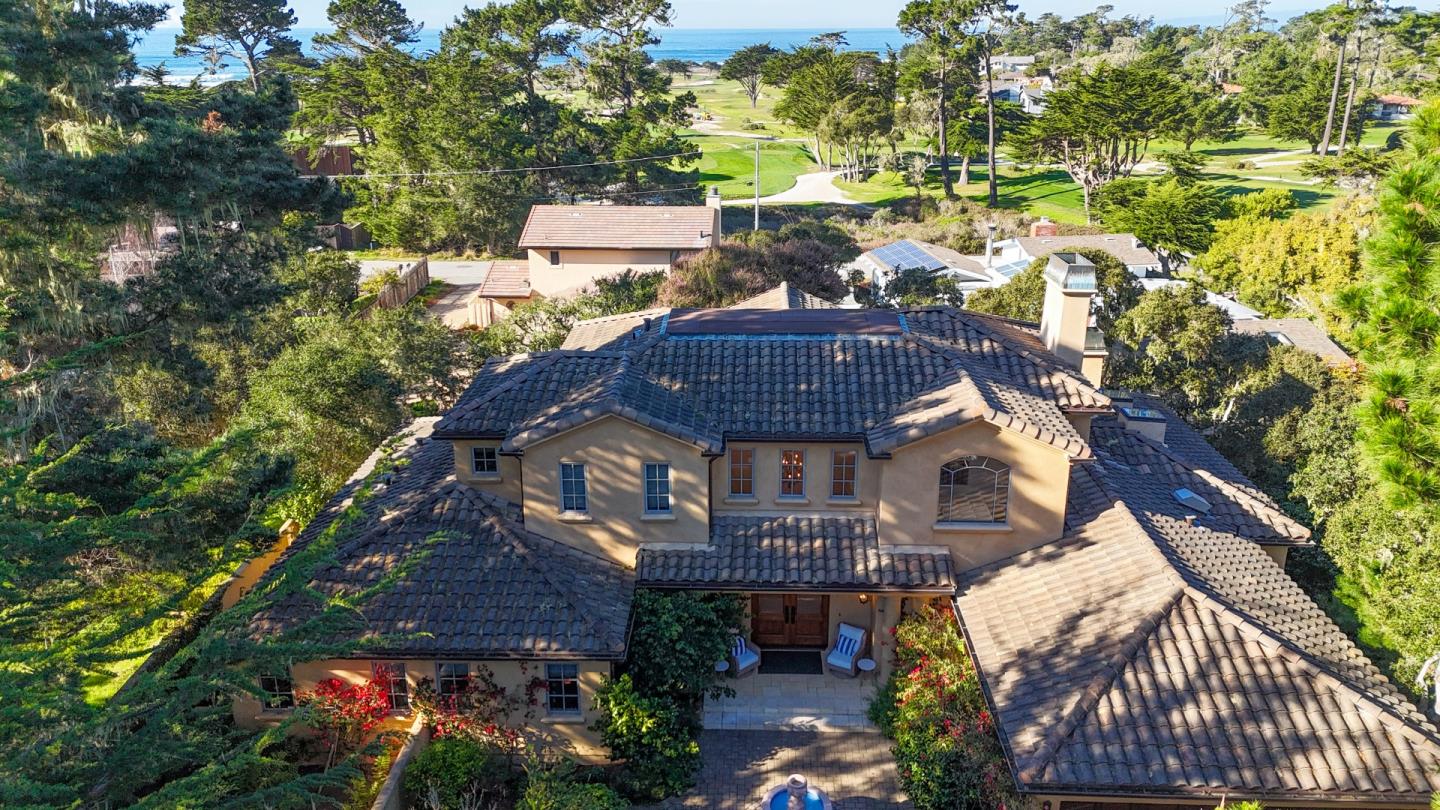 3116 Bird Rock Road Pebble Beach, CA 93953 - Photo 33 of 37 an aerial view of a house