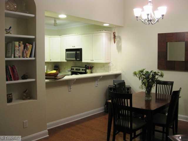 Breakfast. notice charming built-ins