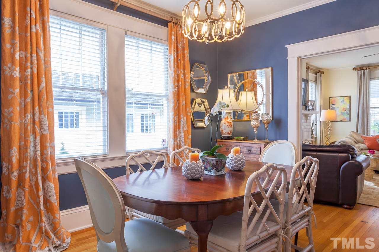 1702 Dare Street Raleigh, NC 27608 - Photo 10 of 25 a view of a dining room with furniture window and outside view