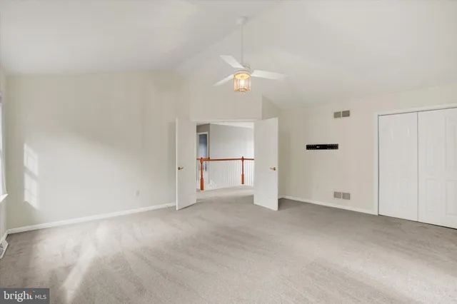 a view of empty room