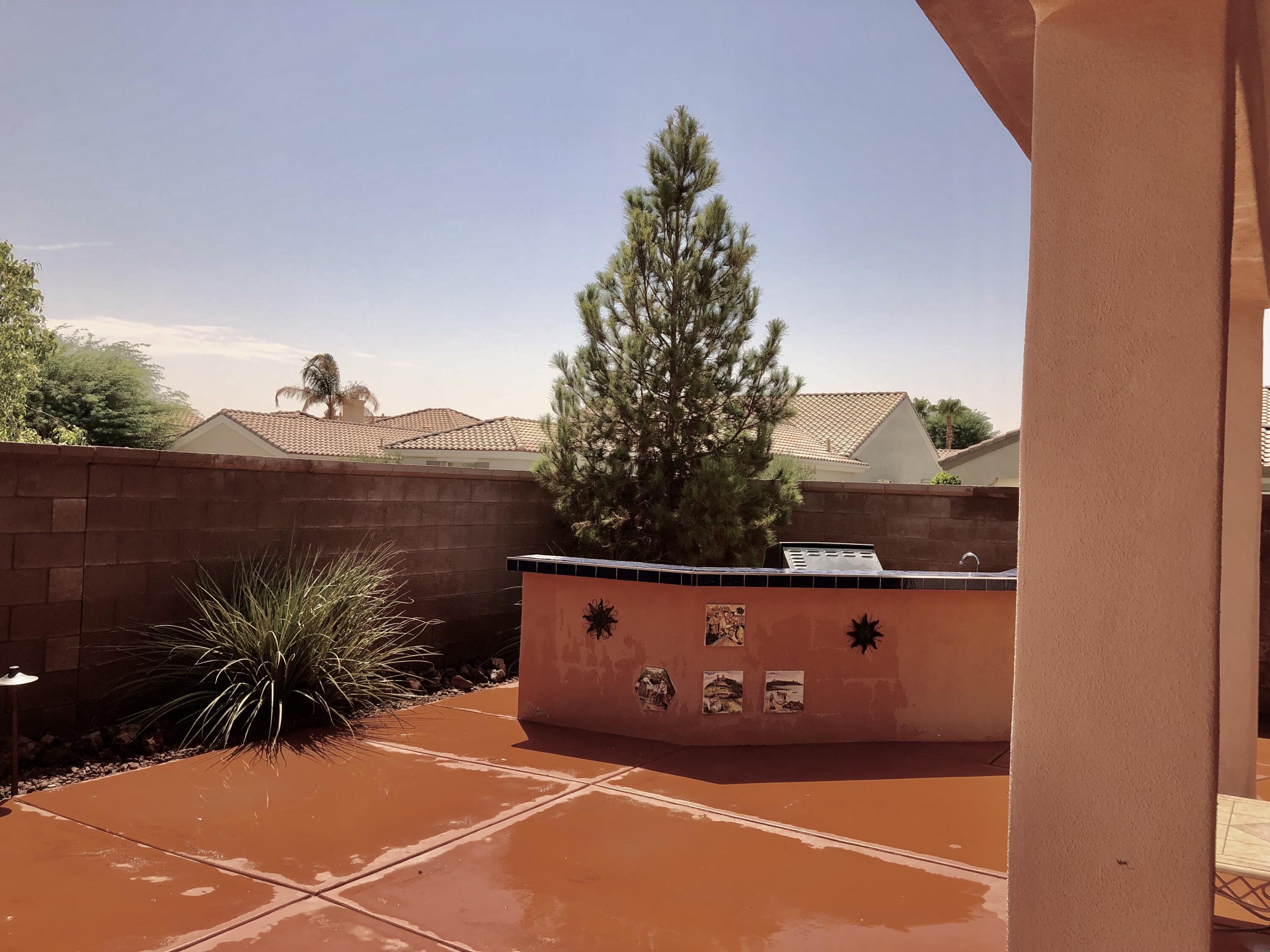 35932 Beringer Road Palm Desert, CA 92211 - Photo 15 of 44 a view of balcony with furniture