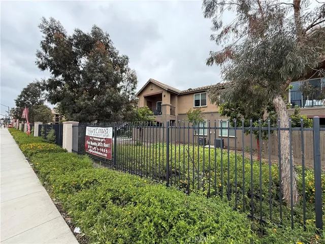 a view of a street sign