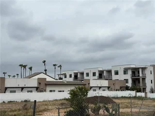 a view of a building with a street