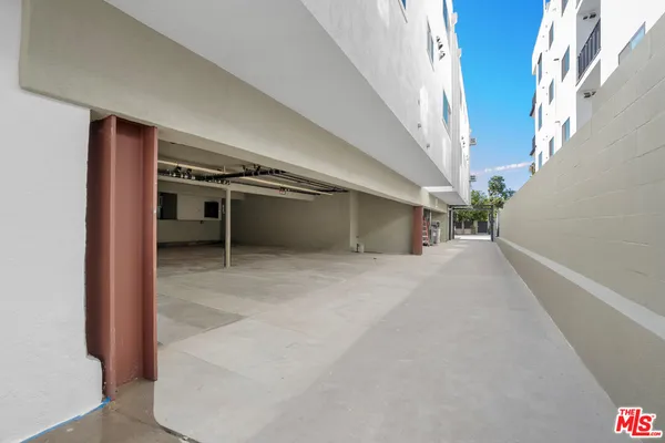 a view of a building with street