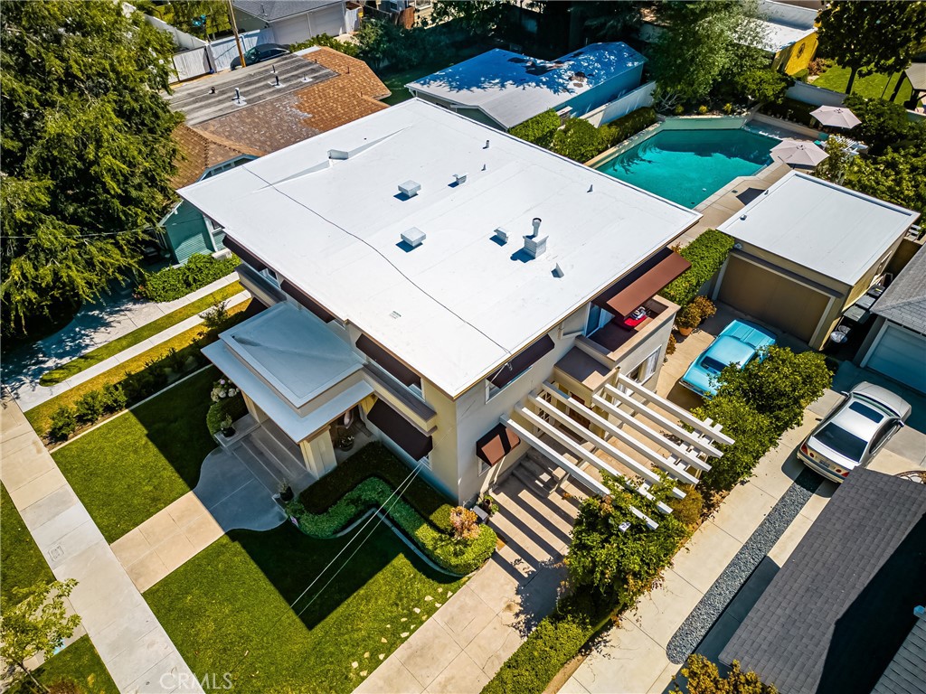 155 North Cleveland Street Orange, CA 92866 - Photo 34 of 39 an aerial view of a house