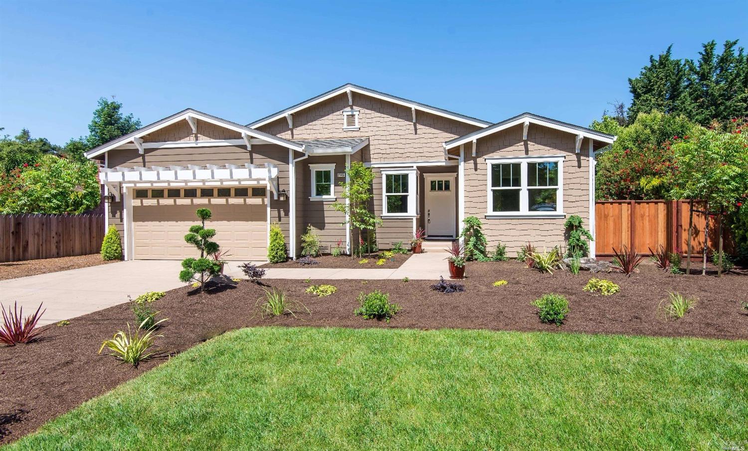 2145 Rogers Way Santa Rosa, CA 95404 - Photo 1 of 1 Craftsman exterior with large front yard and includes private well for irrigation