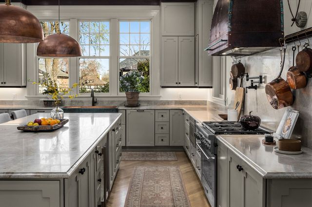 a room with furniture