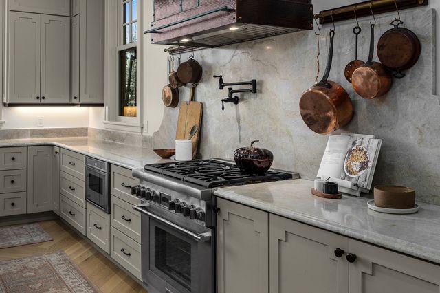 a view of entryway and hall with a view of house