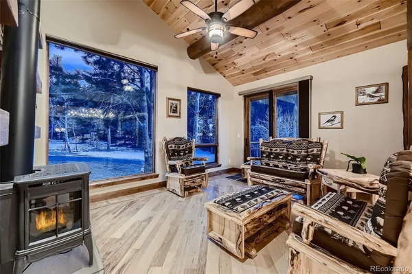 a view of a living room