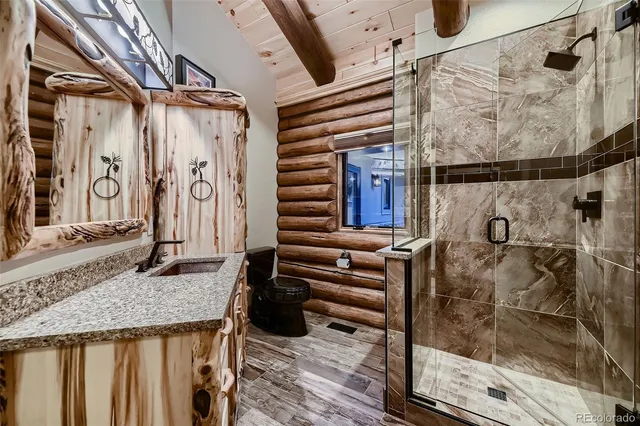 a view of kitchen and living room