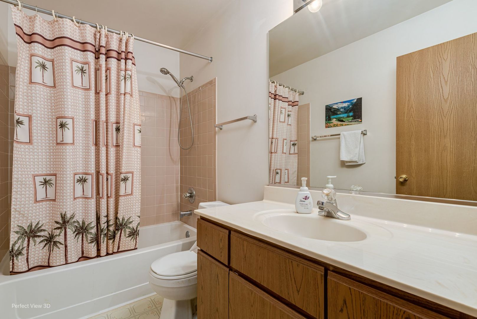 1793 Grove Avenue Schaumburg, IL 60193 - Photo 13 of 16 a bathroom with a sink a toilet and shower curtain