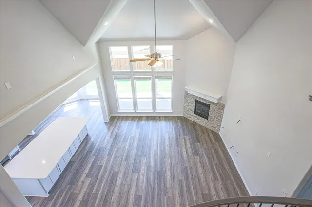 a view of an entryway with hallway