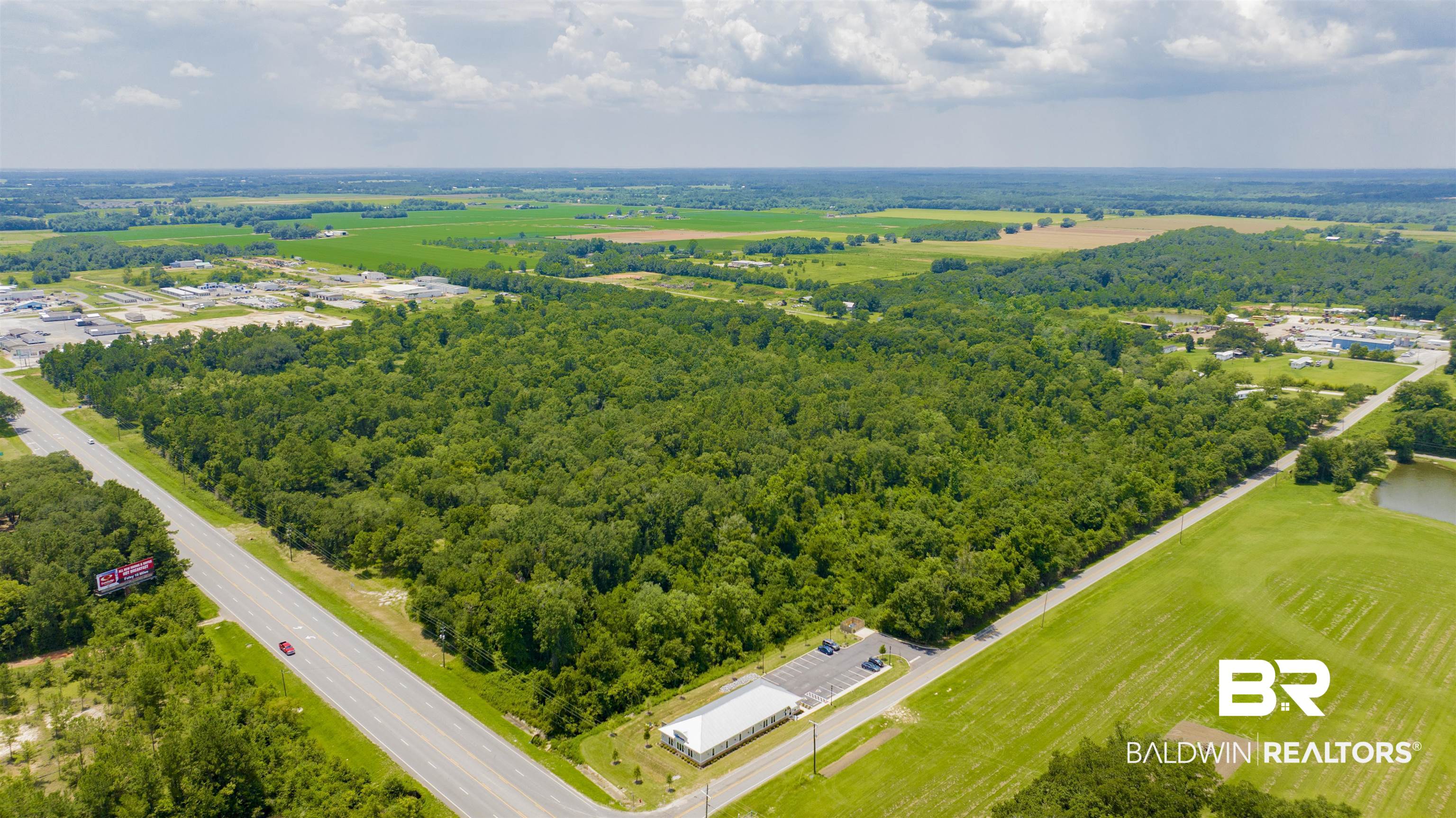 0 Vaughn Road Summerdale, AL 36580 - Photo 6 of 9 Bird's eye view of a large body of water