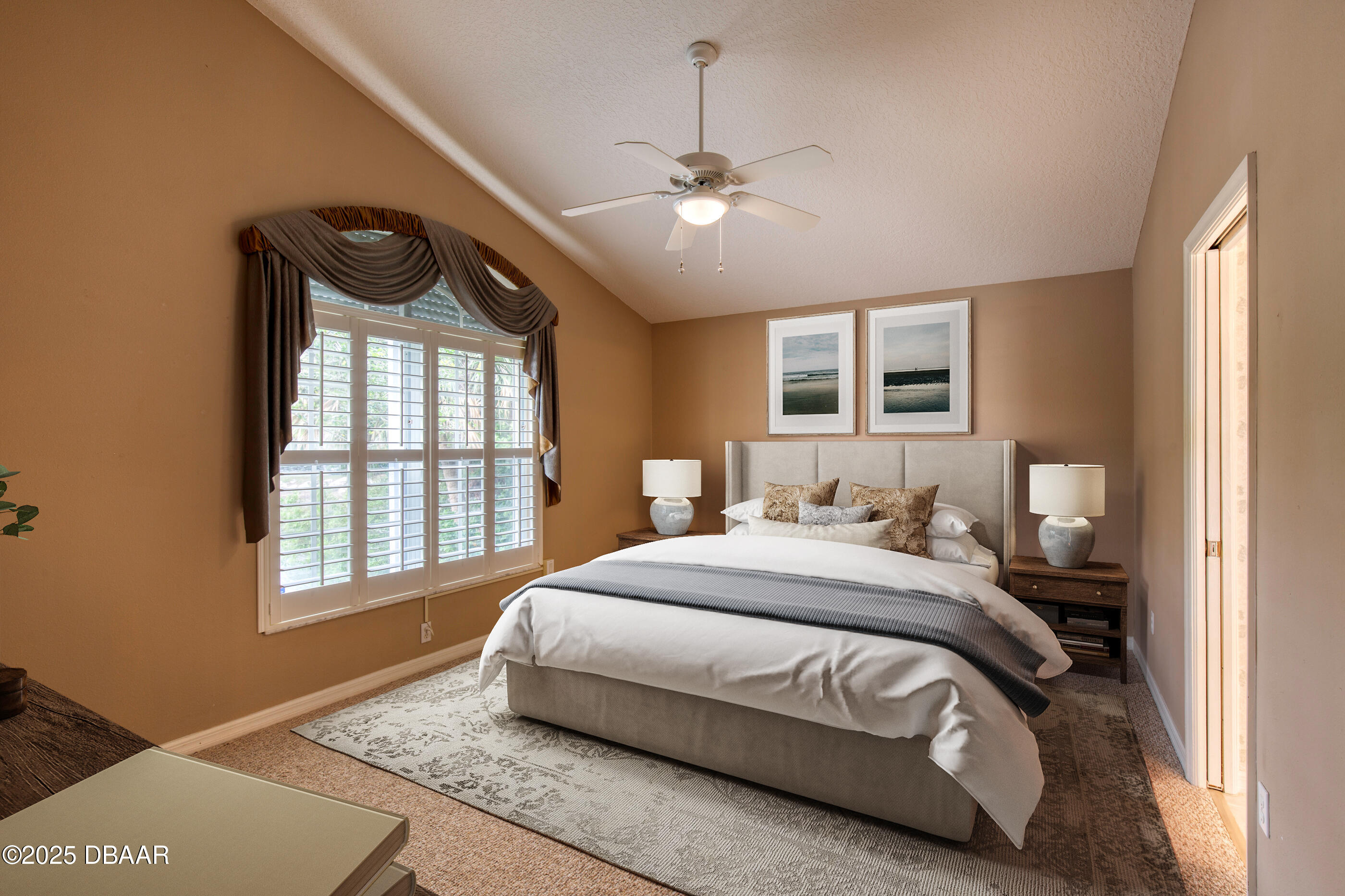 38 Lake Walden Trail Ormond Beach, FL 32174 - Photo 36 of 72 a bedroom with a large bed and a window