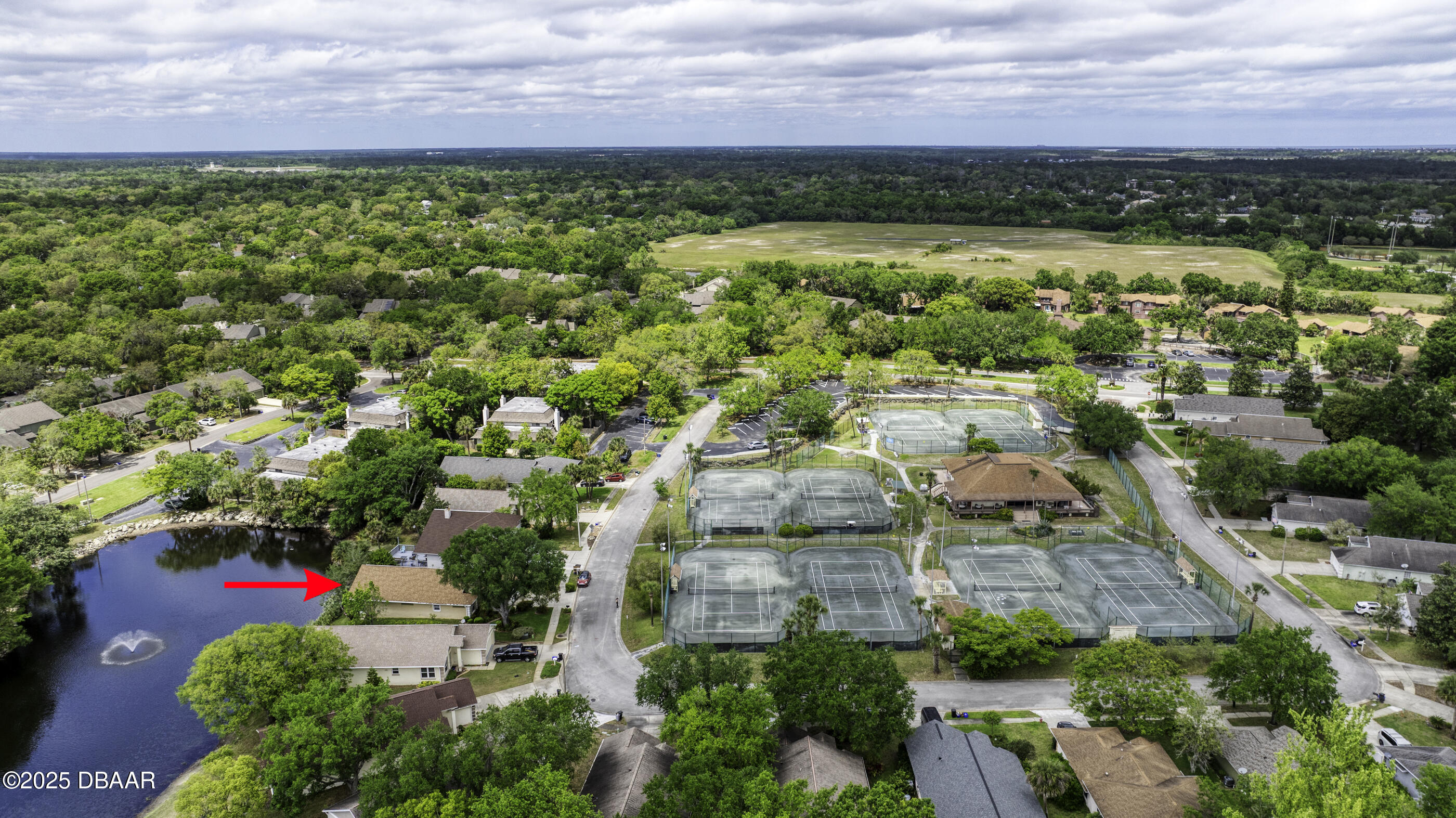 38 Lake Walden Trail Ormond Beach, FL 32174 - Photo 66 of 72 an aerial view of residential building with outdoor space