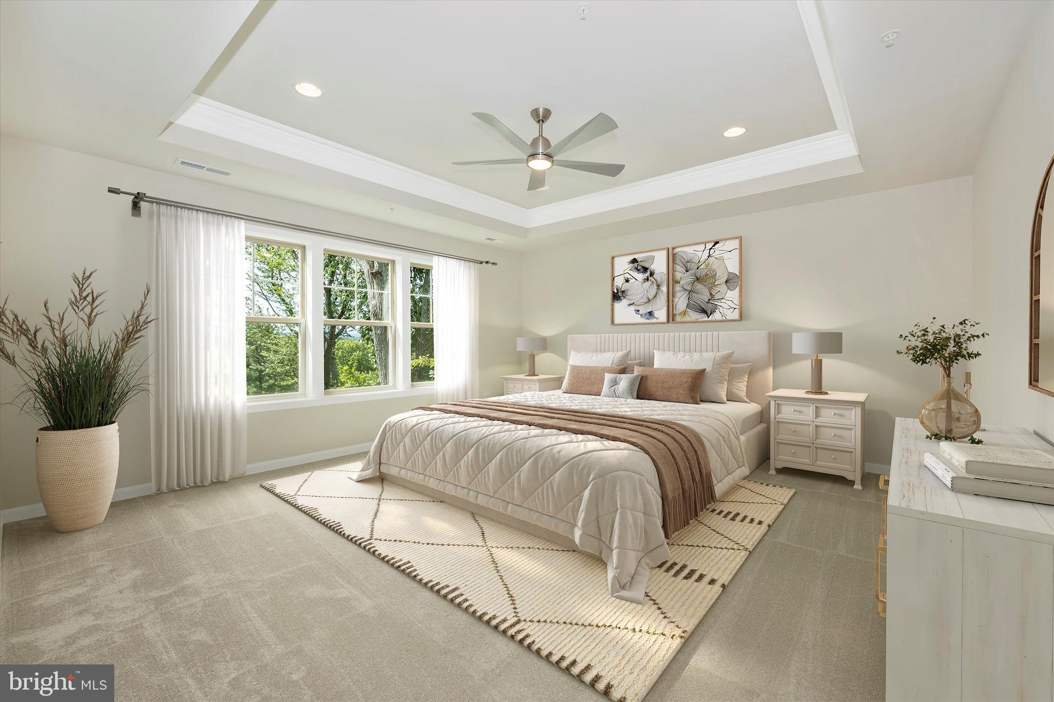 391 Masters Road New Market, MD 21774 - Photo 36 of 71 a spacious bedroom with a large bed and a large window