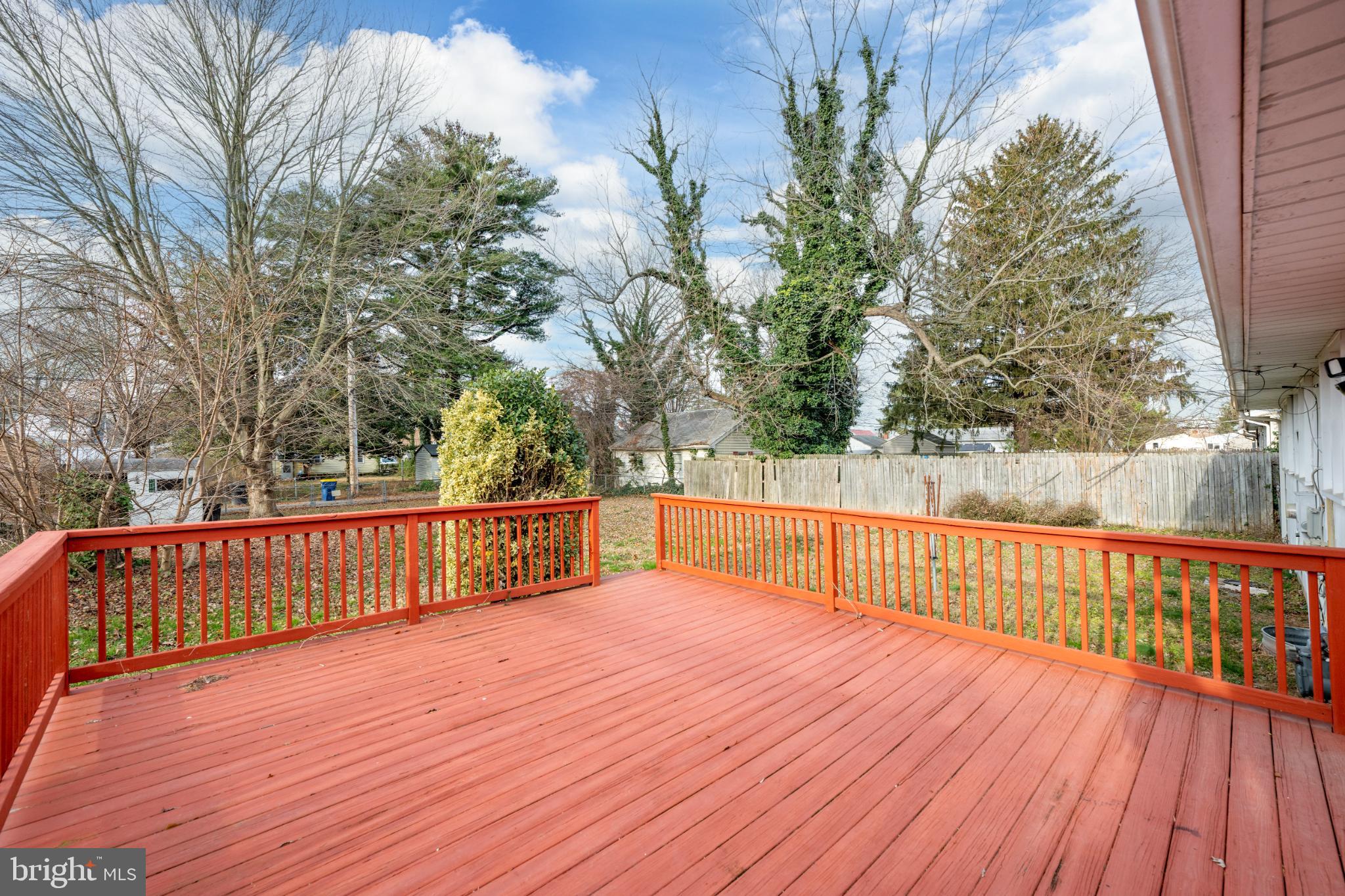 108 North Halsey Road Dover, DE 19901 - Photo 17 of 20 Spacious deck with serene backyard views.