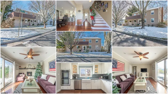 a view of a building with a couch and a stove