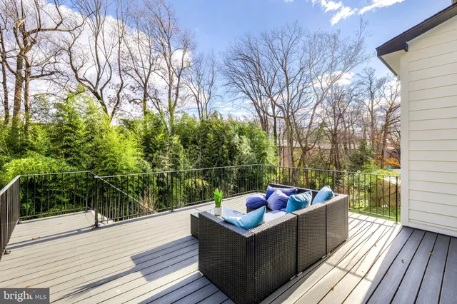 a view of a couches on a deck