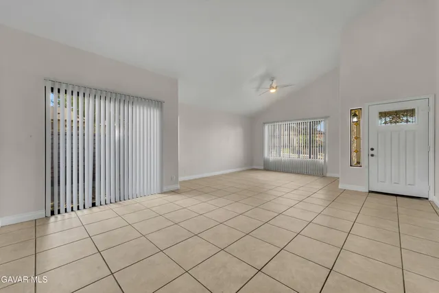 a view of an empty room with window