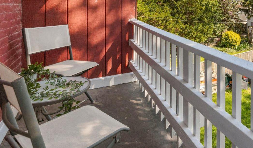 316 East 3rd Street Frederick, MD 21701 - Photo 26 of 41 Charming balcony overlooking back yard.