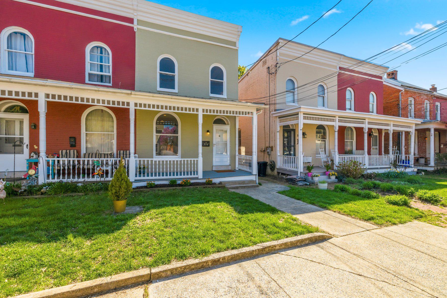 316 East 3rd Street Frederick, MD 21701 - Photo 3 of 41 Freshly painted covered front porch.