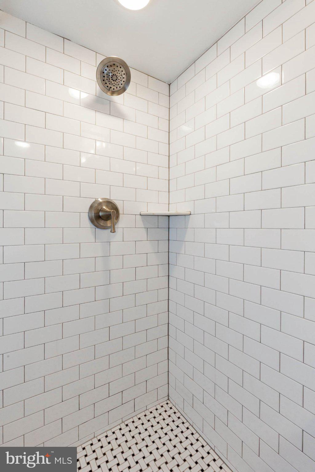 316 East 3rd Street Frederick, MD 21701 - Photo 33 of 41 Sleek, modern shower with classic tiles.