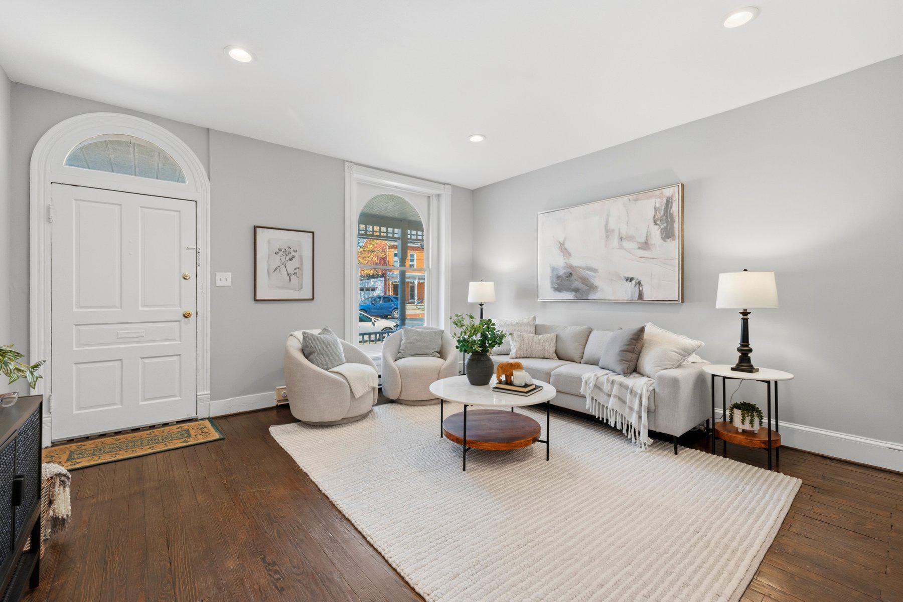 316 East 3rd Street Frederick, MD 21701 - Photo 6 of 41 Front entrance and big, beautiful window!