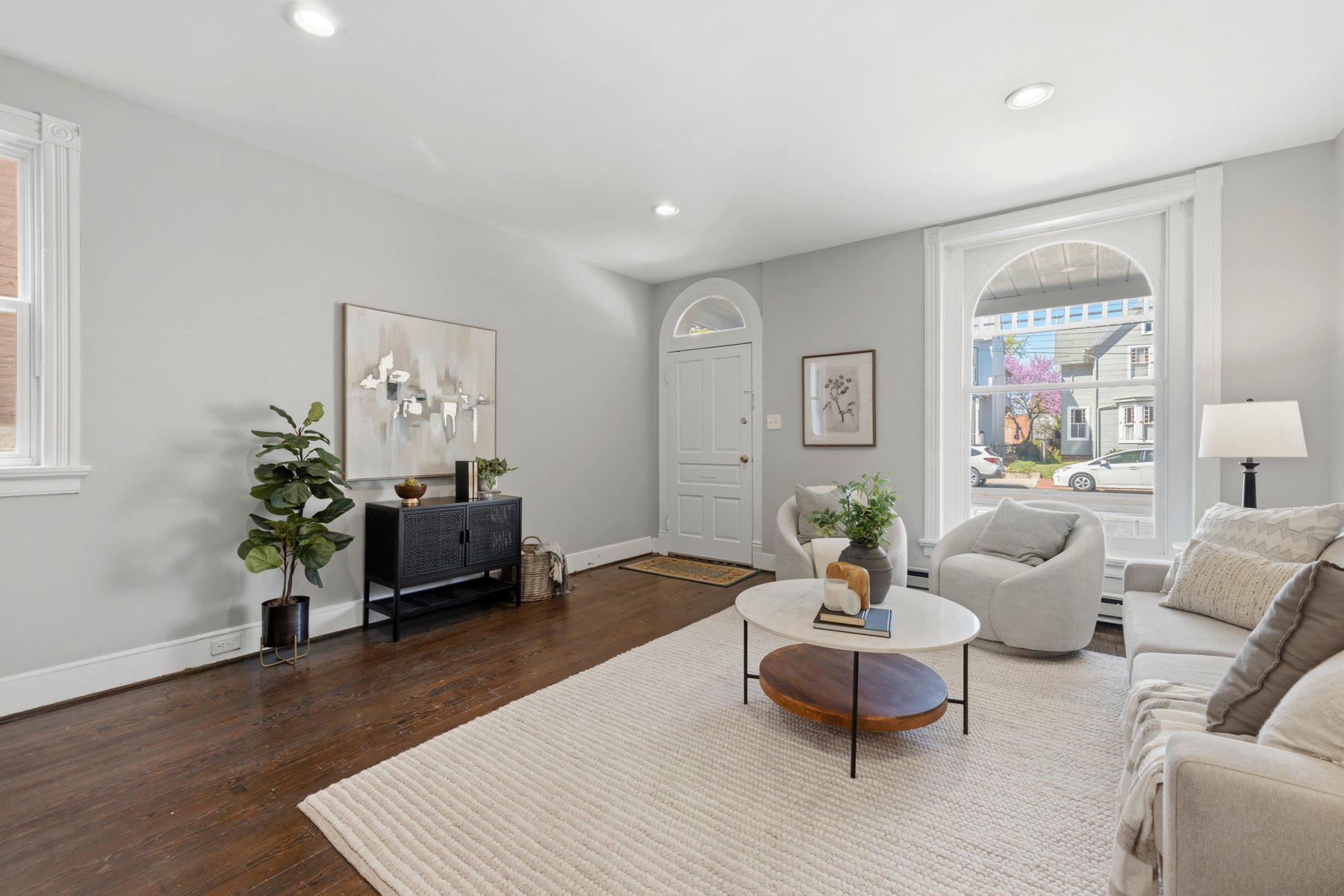 316 East 3rd Street Frederick, MD 21701 - Photo 7 of 41 Hardwood floors, freshly painted interior.