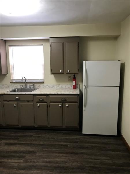 200 Jane Street McKees Rocks, PA 15136 - Photo 6 of 23 Unit 1 Kitchen all new floors and painted cabinets and walls