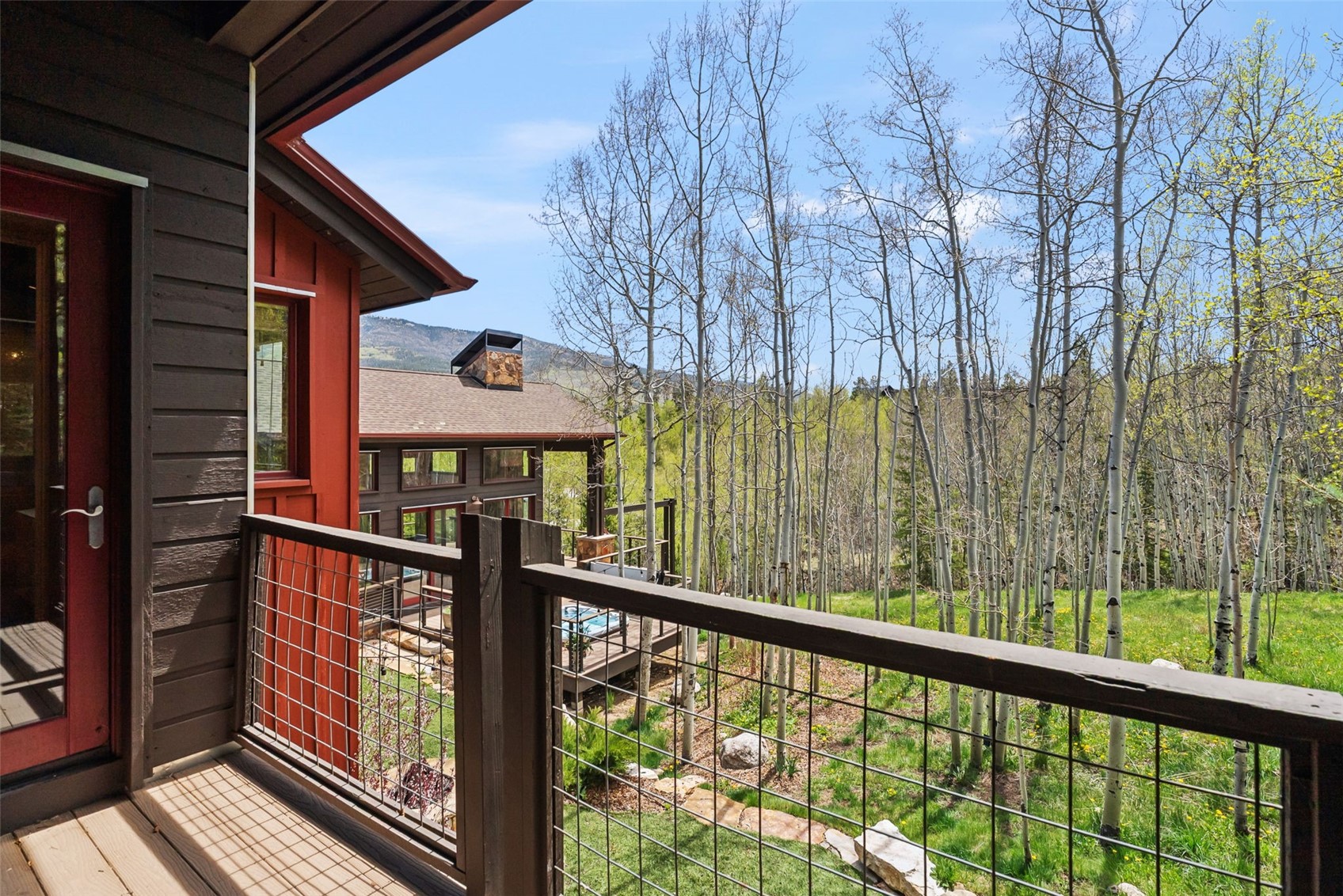 2800 Hunter's Knob Road Silverthorne, CO 80498 - Photo 24 of 37 a view of a street with wooden stairs