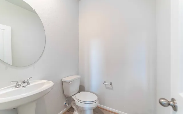 a utility room with cabinets