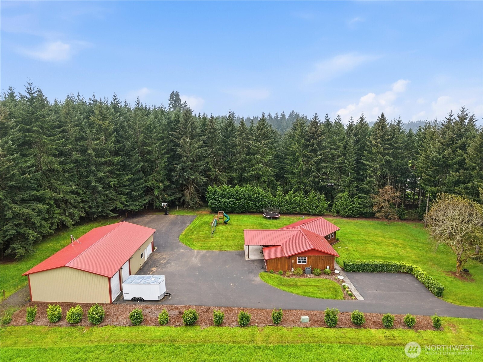 115 Romerman Road Chehalis, WA 98532 - Photo 3 of 40 an aerial view of a house